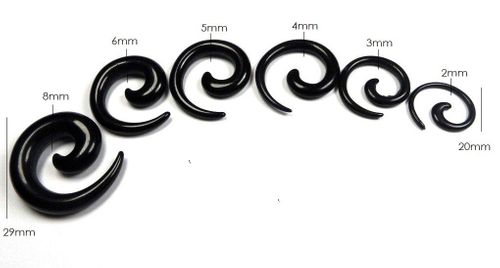Męski piercing rozpychacz spirala kolczyk Estilo Sabroso Es0672 2mm na Arena.pl