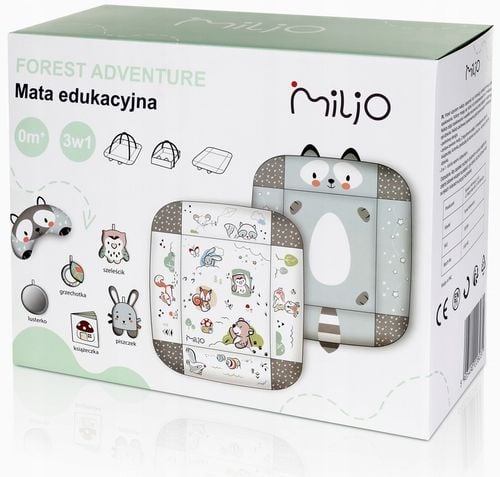 MATA EDUKACYJNA MILJO FOREST ADVENTURE 3w1 na Arena.pl