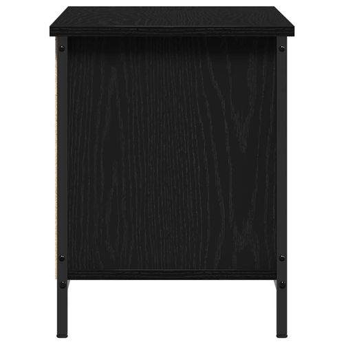 Szafka RTV Czarny dąb 102 x 35 x 45 cm Materiał drewnopochodny na Arena.pl