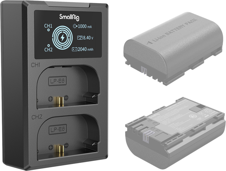 Smallrig 4084 - Ładowarka do akumulatorów LP-E6 zdjęcie 3