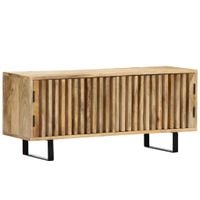 Szafka pod TV, 90x30x40 cm, lite drewno mango