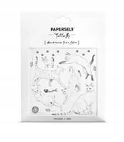 Paperself tatuaż wodny tymczasowy Moew Koty
