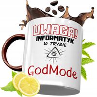 Kubek Bordowy Dla Informatyka Na Urodziny Prezent Z Nadrukiem Ze Zdjęciem