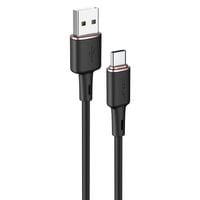 kabel przewód usb - usb-c 3a 1.2m czarny