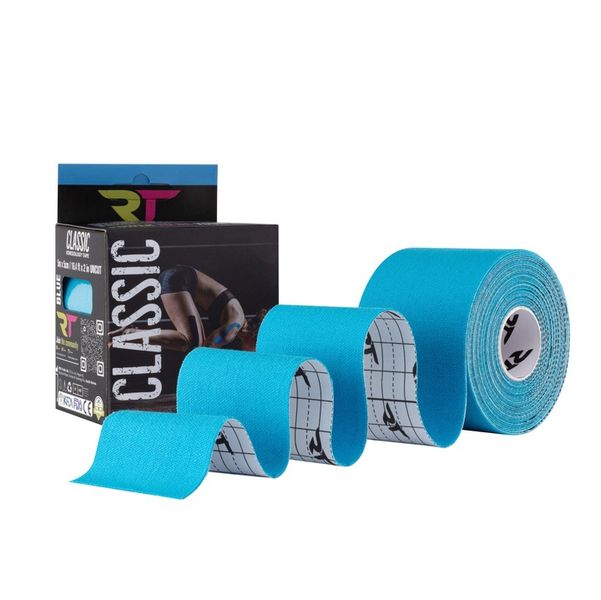 Taśma do kinesiotapingu REA TAPE Classic [Niebieski] zdjęcie 1