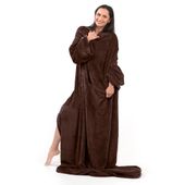 Koc z rękawami Brązowy 170x200 DecoKing
