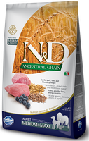 Farmina N&D Ancestral Grain Canine Adult Medium&Maxi Lamb&Blueberry 12kg