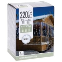 Kurtyna Świetlna Girlanda Świąteczna Zewnętrzna Ogrodowa Lampki 200x100 cm