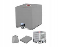 Pokrowiec na zbiornik na wodę Mauzer 1000l IBC na deszczówkę Srebrny