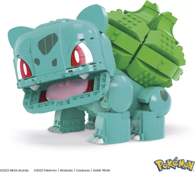 Mega Construx. HNT96 Pokemon. Duży Bulbasaur zdjęcie 4