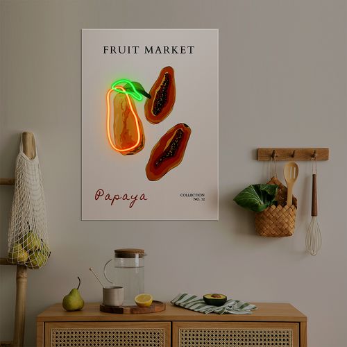 Obraz LED Fruit Market Papaya na Arena.pl