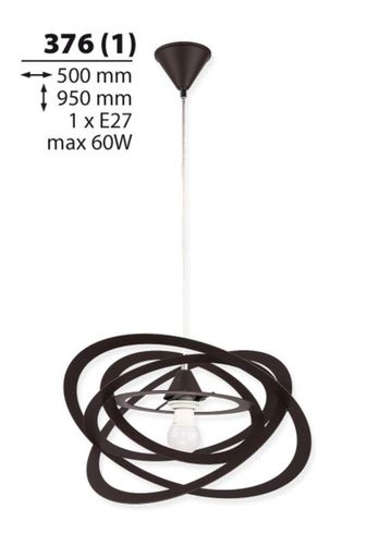 Lampa wisząca Ellisse Nera na Arena.pl