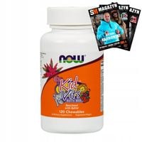 NOW FOODS KID VITS MULTIWITAMINA DLA DZIECI TABLETKI DO SSANIA 120 tabl