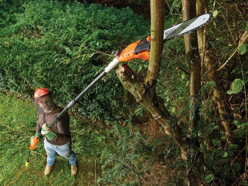 PIŁA ELEKTRYCZNA ŁAŃCUCHOWA NA WYSIĘGNIKU 250MM DO GAŁĘZI 800W na Arena.pl