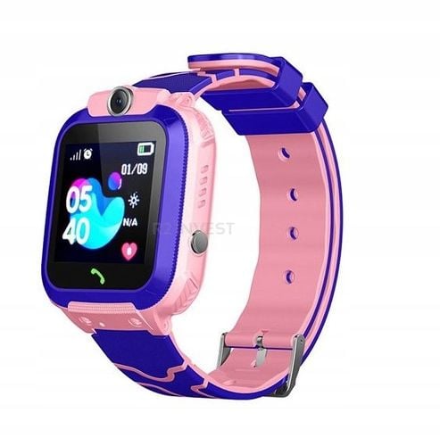 DZIECIĘCY RÓŻOWY SMARTWATCH Z GPS + RÓŻOWY DRUKUŚ - DRUKUJE BEZ TUSZU na Arena.pl