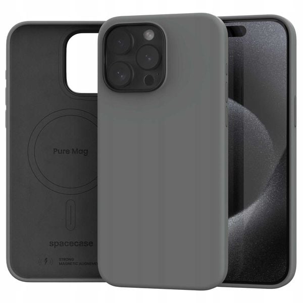Spacecase Pure Mag Iphone 15 Pro Max Gray zdjęcie 6