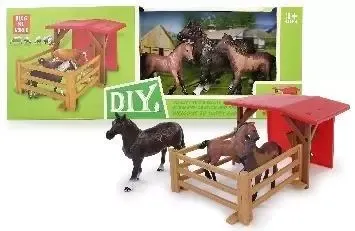 Figurki koników z zagrodą zdjęcie 1