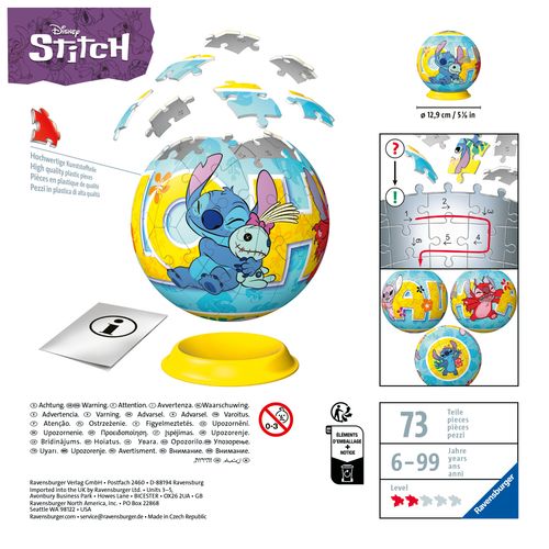 Puzzle 3D Kula: Stitch na Arena.pl