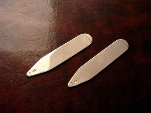 ZE SREBRA FISZBINY USZTYWNIACZE KOŁNIERZYKA WAWA na Arena.pl