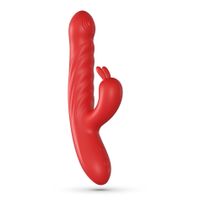 Crushious Lapin Thrusting Rabbit Vibrator Red