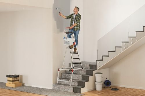 Podest na schody, platforma robocza Hailo TP2 Pro, składany na Arena.pl