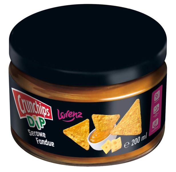 LORENZDIP CRUNCHIPS HOT CHEESE 200ML zdjęcie 1
