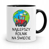 Dla Rolnika Kubek Czarny Najlepszy Na Świecie Z Nadrukiem Ze Zdjęciem