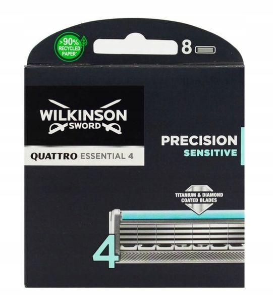 WILKINSON QUATTRO TITANIUM SENSITIVE WKŁADY 8 sztuk zdjęcie 1