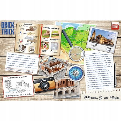 BRICK TRICK SUKIENNICE BUDUJ Z CEGŁY 450 ELEMENTÓW na Arena.pl