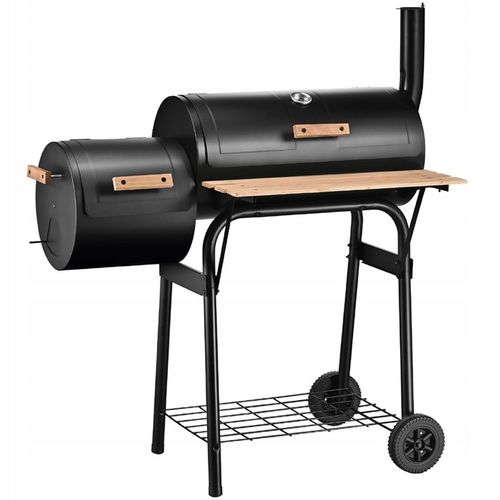 GRILL WĘGLOWY OGRODOWY WĘDZARNIA MARK ADLER ROAST 7.0 NA KÓŁKACH TERMOMETR na Arena.pl