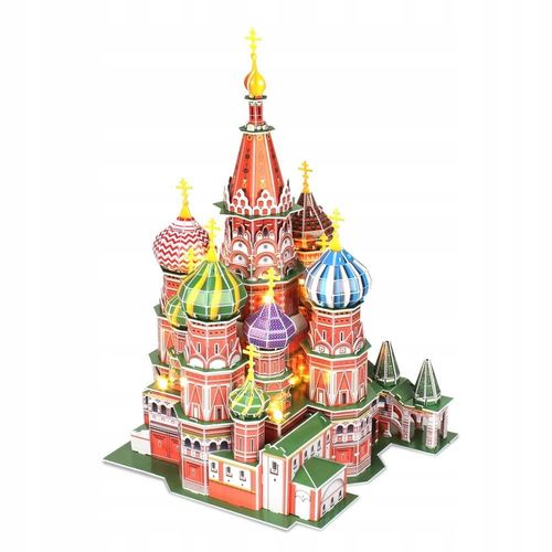 puzzle 3d led katedra św.basils na Arena.pl