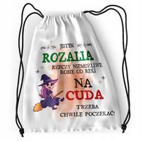Plecak Dla Rozalii Szkolny Worek Torba Z Nadrukiem Ze Zdjęciem