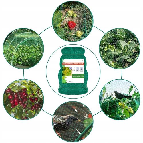 Siatka na ptaki OCHRONNA DUŻA BARDZO MOCNA TRWAŁA FILTR UV przeciw na Arena.pl