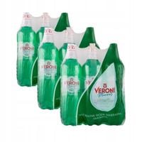 Veroni Mineral Perle Naturalna woda mineralna gazowana 1,5 l x 18 sztuk