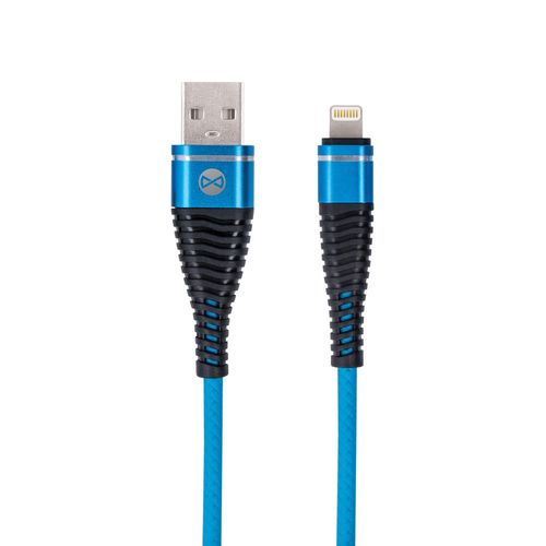 Kabel Forever do iPhone 8-PIN Shark niebieski 1m 2A na Arena.pl