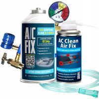 Zestaw Gaz do klimatyzacji R134a z przewodem + Odświeżacz do klimatyzacji