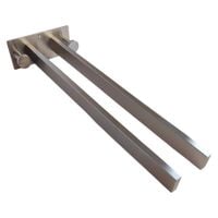 uchwyt wieszak podwójny stal nierdzewna 40cm