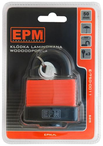 kłódka laminowana s-015 50mm - e-750-0011 na Arena.pl