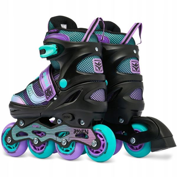 Rolki Regulowane RAVEN Drill Violet/Mint 38-42 zdjęcie 12