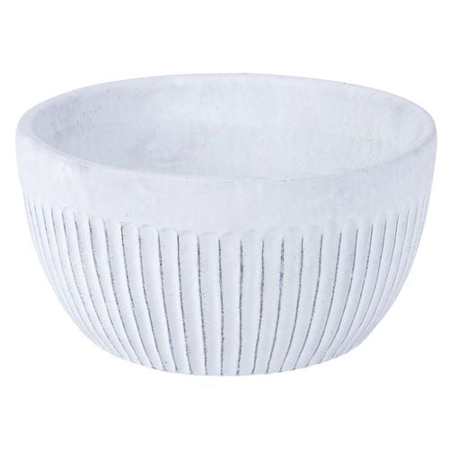 Doniczka ceramiczna biała 20 cm na Arena.pl