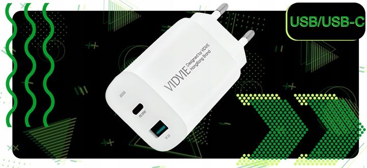 ZESTAW | SZYBKA ŁADOWARKA SIECIOWA USB TYPE-C + KABEL TYPE C | PD20W 3000mA zdjęcie 6