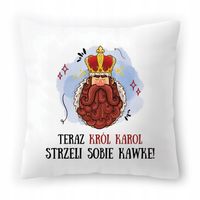 Poduszka Dla Karola Urodziny Imieniny Na Prezent Z Nadrukiem Ze Zdjęciem