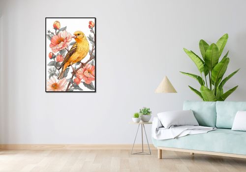 Plakat 68x101cm Wiosenny Śpiewaczek na Arena.pl