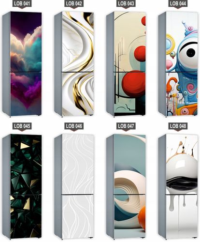 Mata magnetyczna magnes ozdobny na lodówkę abstrakcyjne kolorowe warkocze na Arena.pl