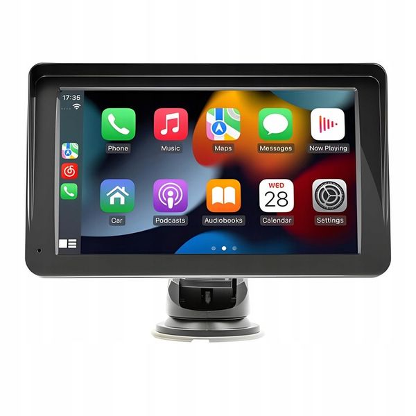 RADIO SAMOCHODOWE ANDROID AUTO 7 CALI CARPLAY APPLE WIDEO zdjęcie 6