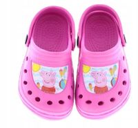 ŚWINKA PEPPA kroksy klapki sandałki dziecięce 28/29