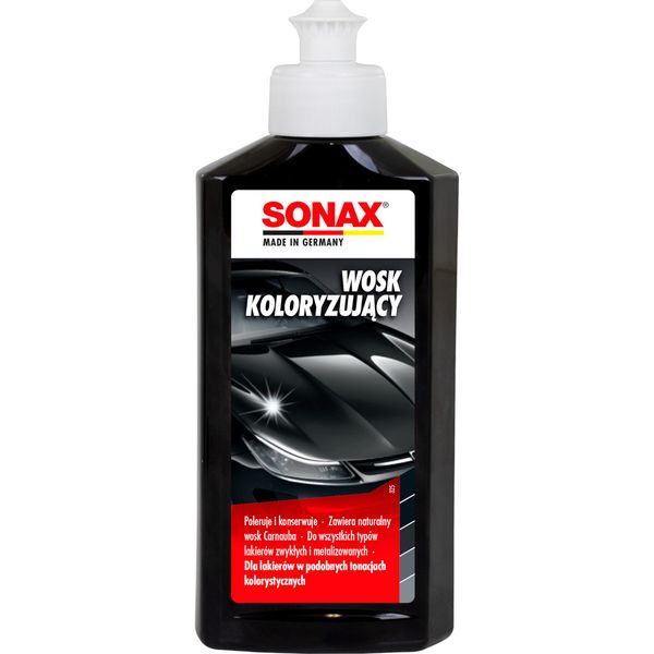 Wosk koloryzujący czarny Sonax 250ml zdjęcie 1