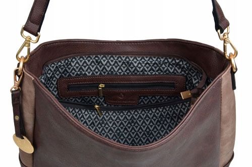 Lulu Castagnette torebka klasyczna na ramię czekolada na Arena.pl