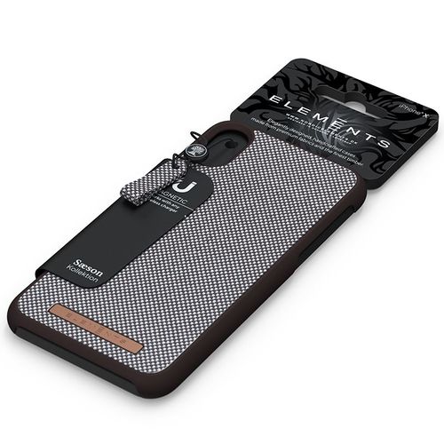 Materiałowe etui do iPhone 8 Plus/7 Plus/6s Plus/6 Plus (Dark Brown na Arena.pl