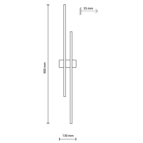 lampa ścienna led 45w flash wood 6416 tk lighting na Arena.pl